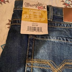 Men's Wrangler 20X Extreme Relaxed New 40 x 34